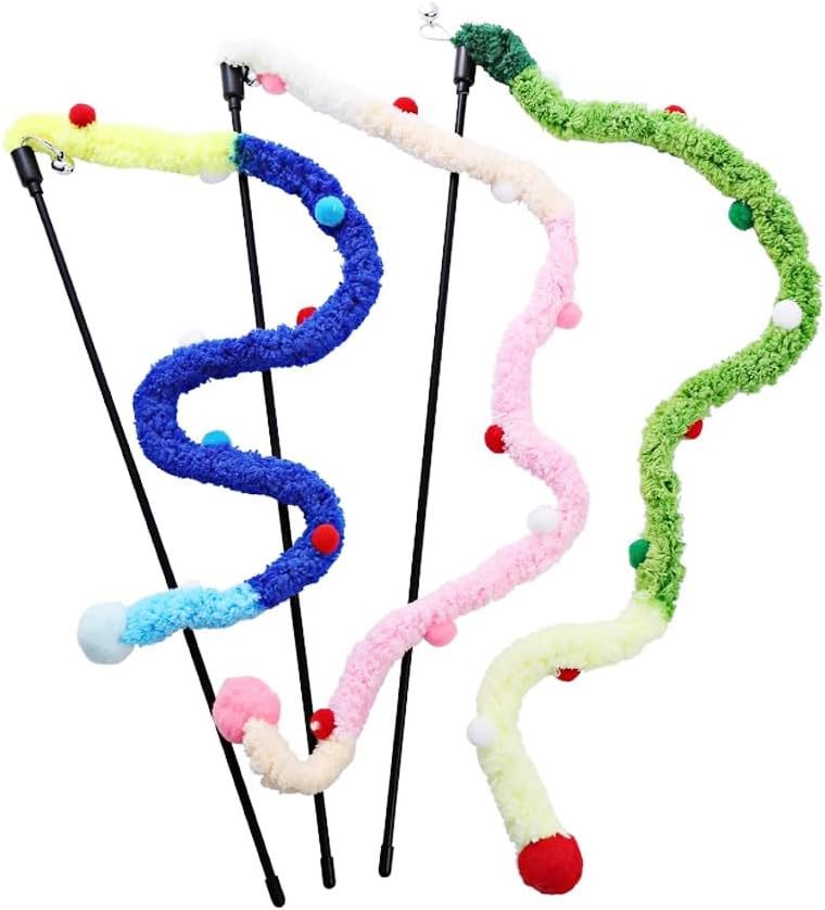Jouet à Ficelles pour Chat - Canne à Pêche Interactive 41cm - FELINA