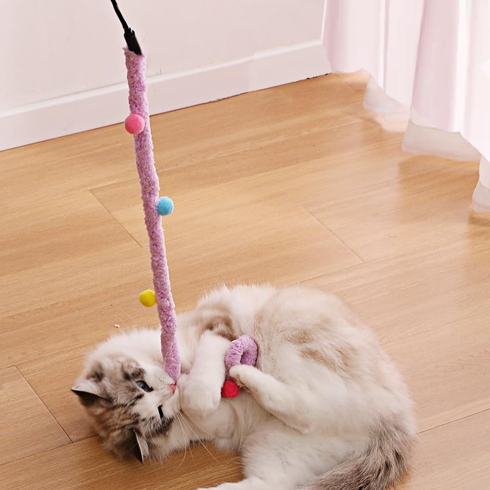Jouet à Ficelles pour Chat - Canne à Pêche Interactive 41cm - FELINA