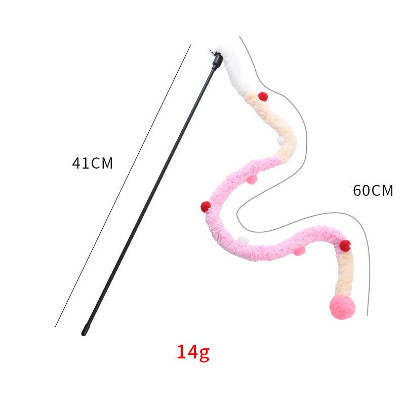 Jouet à Ficelles pour Chat - Canne à Pêche Interactive 41cm - FELINA