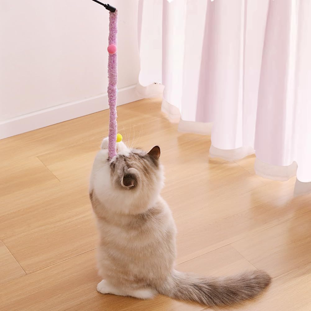Jouet à Ficelles pour Chat - Canne à Pêche Interactive 41cm - FELINA