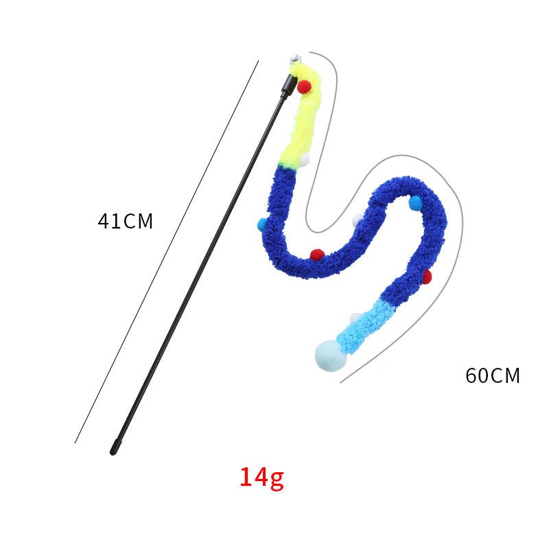 Jouet à Ficelles pour Chat - Canne à Pêche Interactive 41cm - FELINA