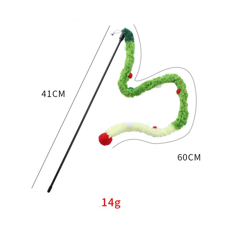 Jouet à Ficelles pour Chat - Canne à Pêche Interactive 41cm - FELINA