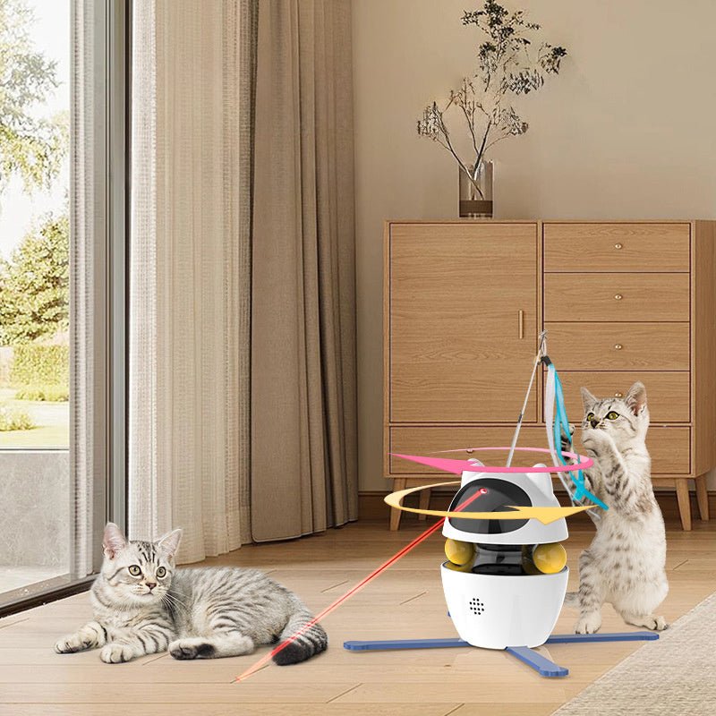 Jouet Interactif Automatique Chat - Ficelle Tournante Électrique - FELINA