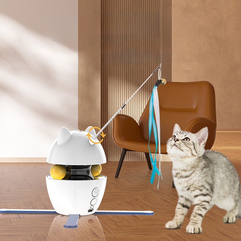 Jouet Interactif Automatique Chat - Ficelle Tournante Électrique - FELINA