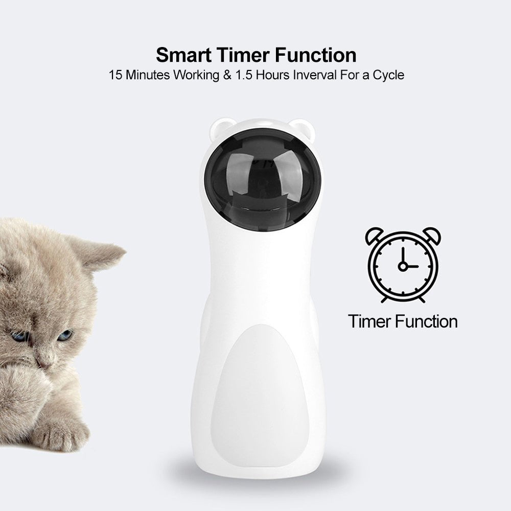 Jouet Laser Automatique pour Chat - Stimulation Interactive et Jeu Autonome - FELINA