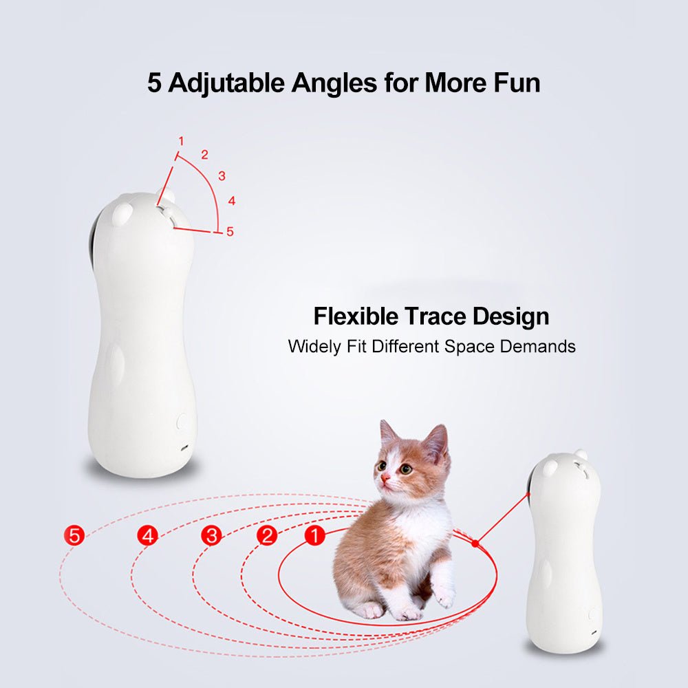 Jouet Laser Automatique pour Chat - Stimulation Interactive et Jeu Autonome - FELINA