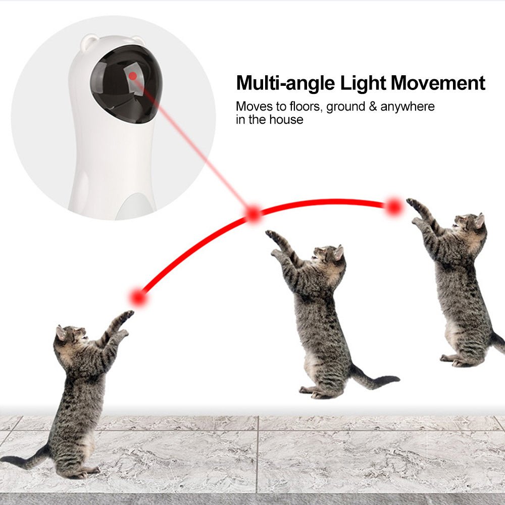 Jouet Laser Automatique pour Chat - Stimulation Interactive et Jeu Autonome - FELINA