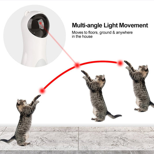 Jouet Laser Automatique pour Chat - Stimulation Interactive et Jeu Autonome - FELINA