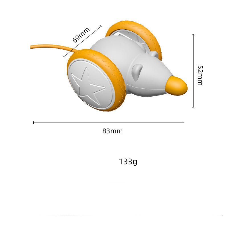 Souris Électronique Interactive Chat - Jouet Automatique Réaliste - FELINA